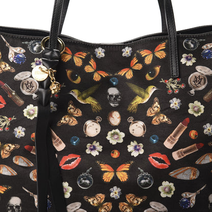 Alexander McQueen Silk Obsessions Tote Black 9 of 9