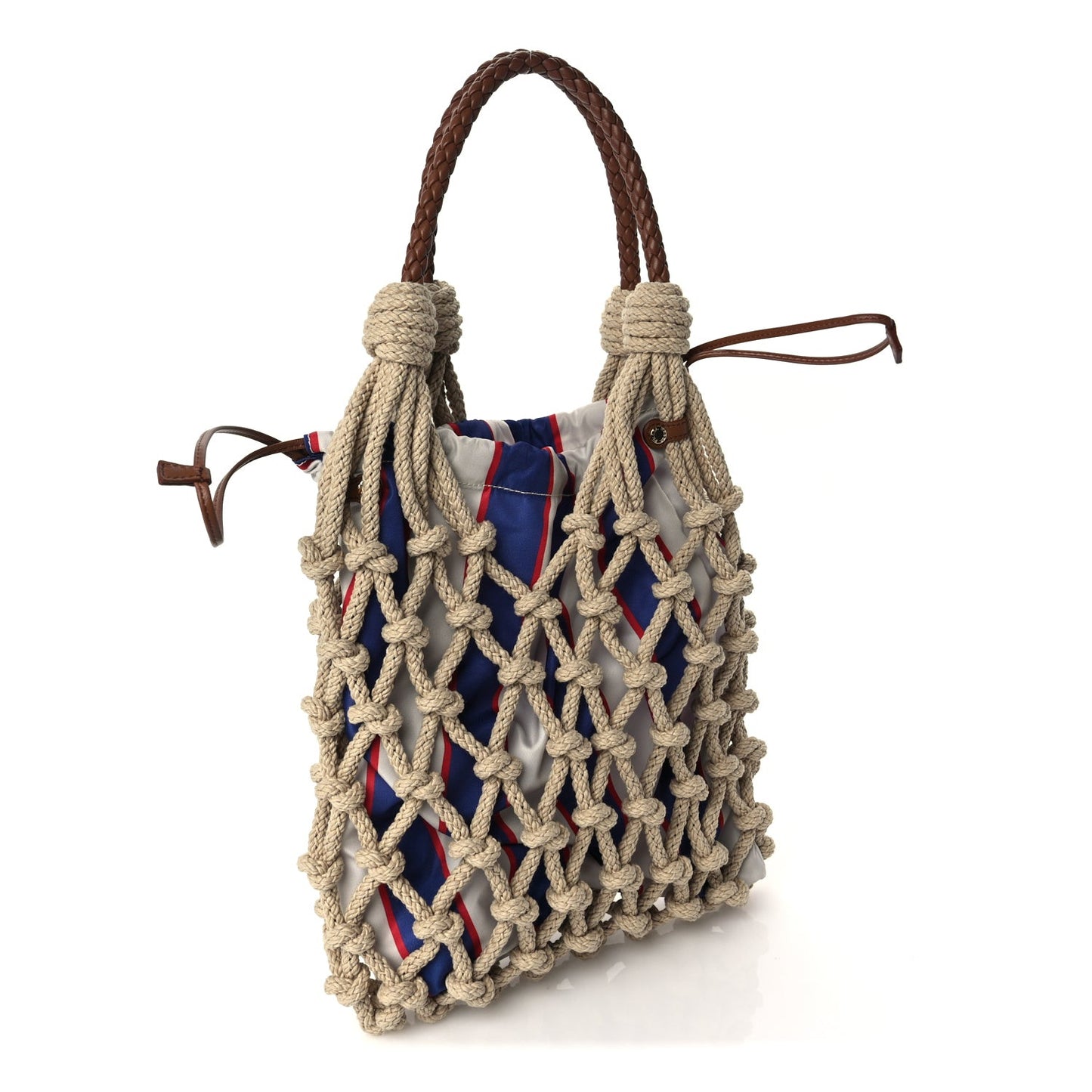 Cotton Macrame Medium Noue Bag Corda Royal