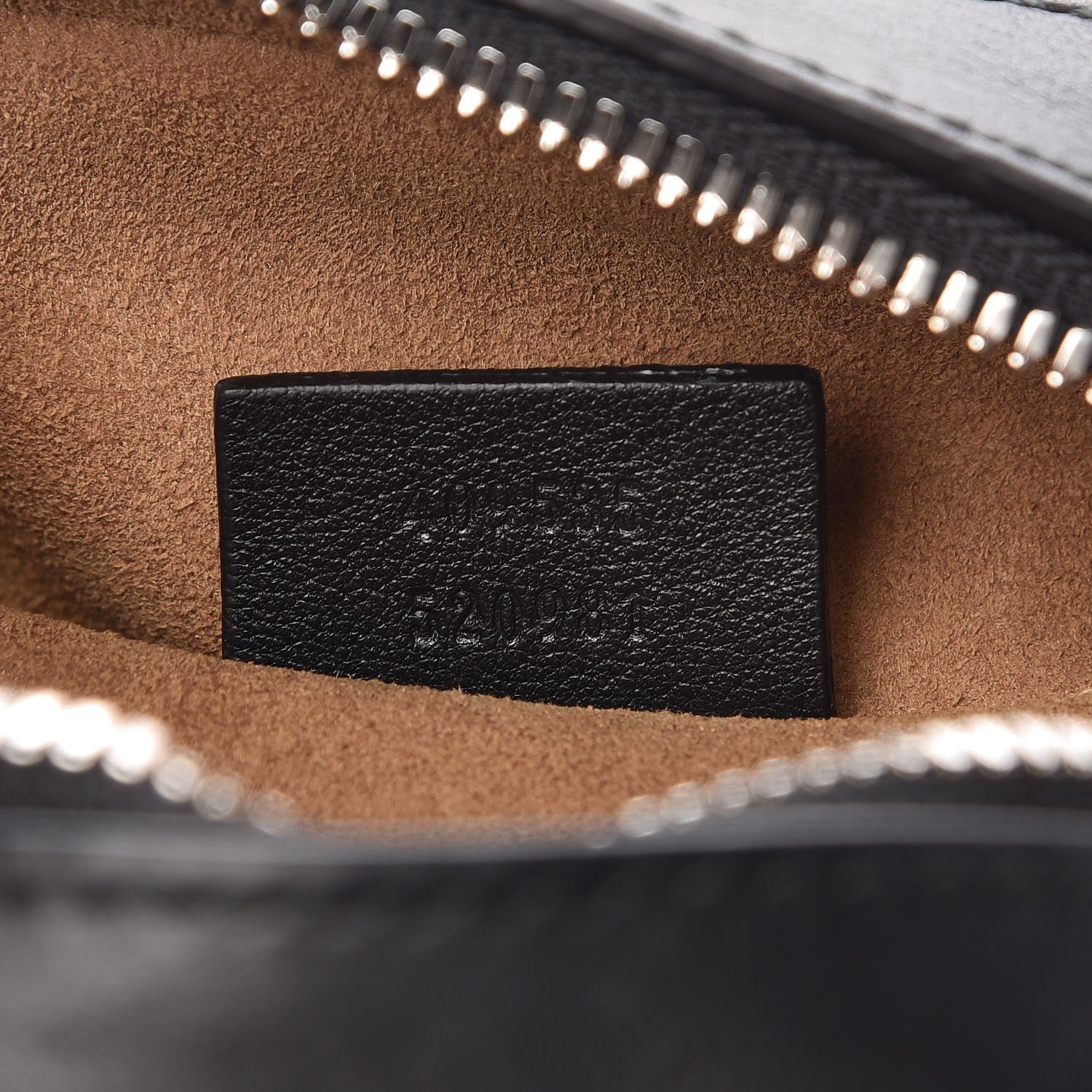 Gucci GG Supreme Monogram Arabesque Mini Chain Shoulder Bag Beige Black 7 of 8