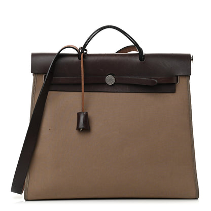 Hermes Toile Vache Hunter Herbag Zip 39 MM Etoupe Ebene 3 of 21