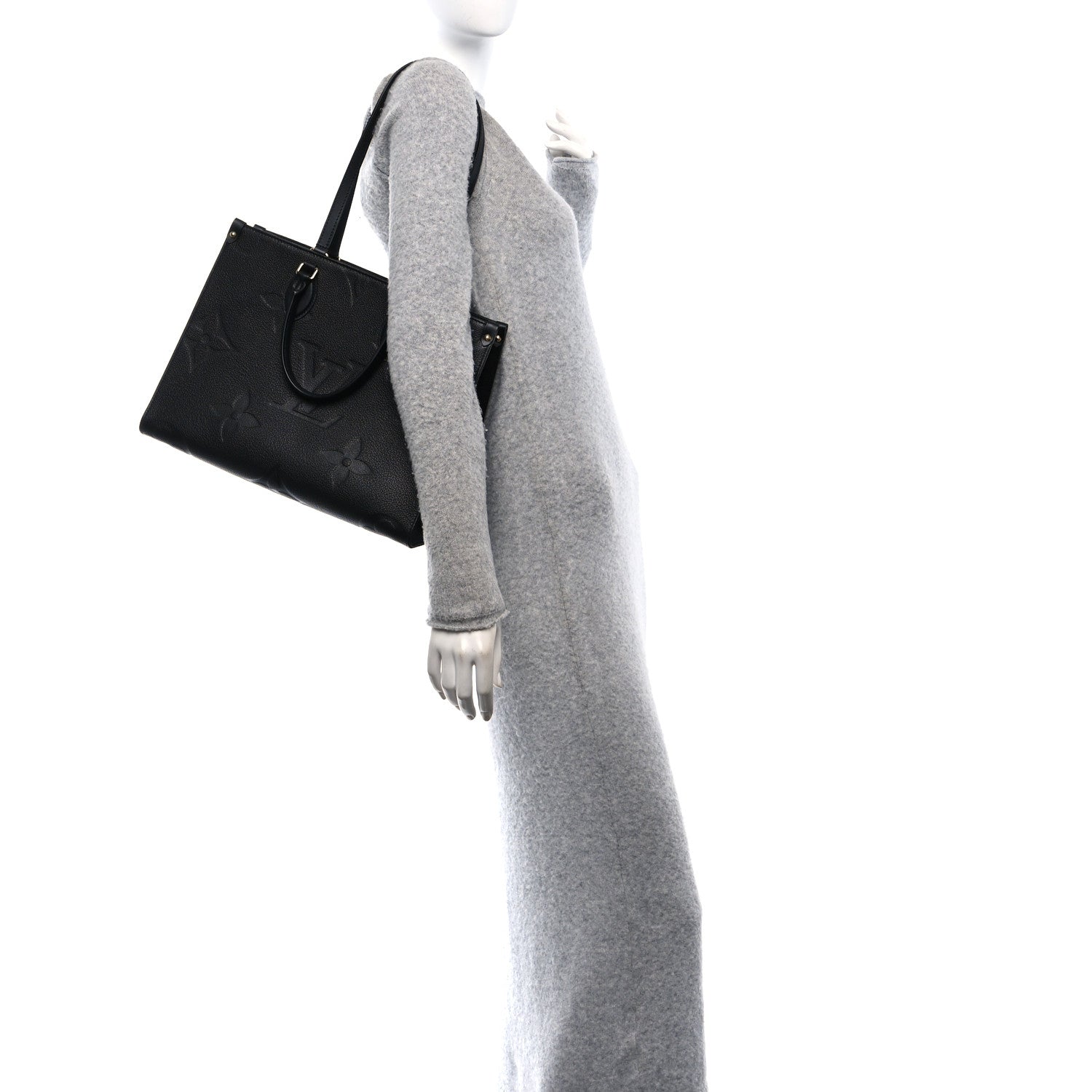 Louis Vuitton Empreinte Monogram Giant Onthego MM Black 2 of 9