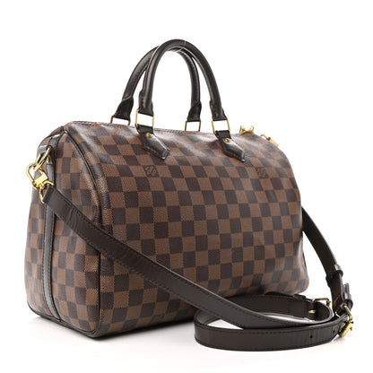 Louis Vuitton Damier Ebene Speedy Bandouliere 30 3 of 10