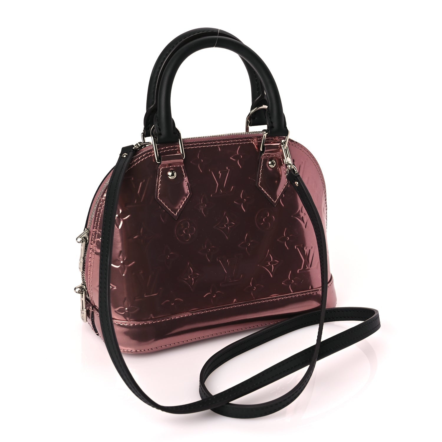 Louis Vuitton Vernis Alma BB Rose Cuivre 2 of 8