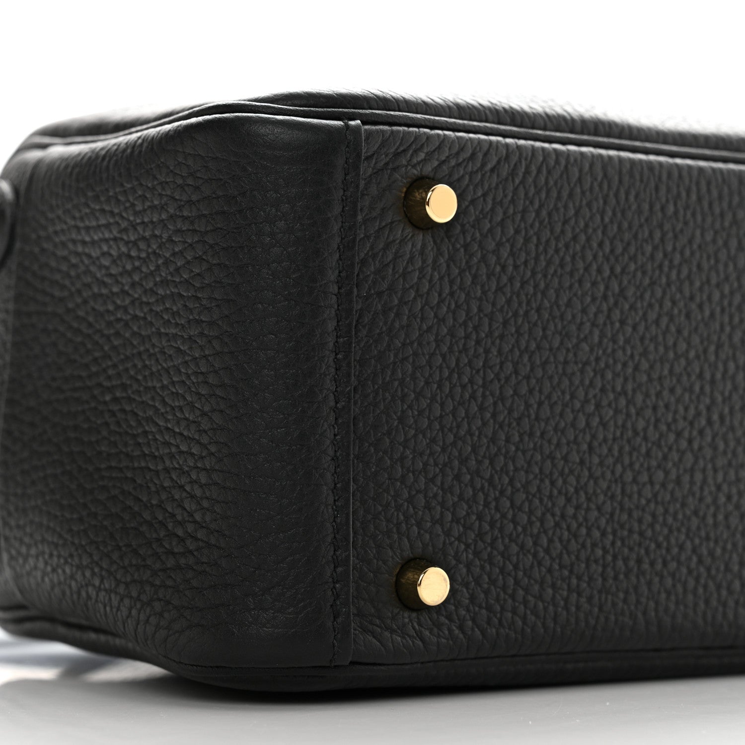 Hermes Taurillon Clemence Mini Lindy 20 Black 9 of 11