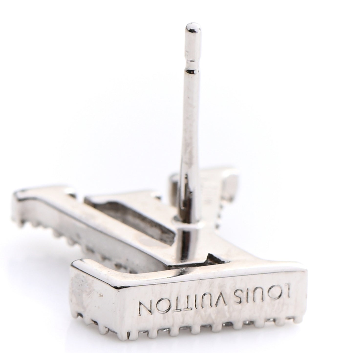 Crystal LV Iconic Earrings Silver