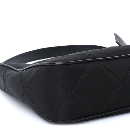 Prada Re-Nylon Saffiano Quilted Mini Re-Edition 2005 Bag Black 7 of 7