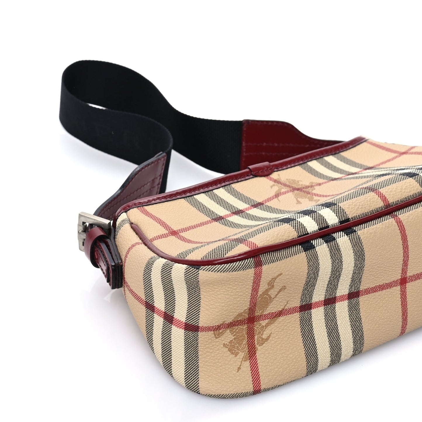Haymarket Check Shoulder Bag Military Red