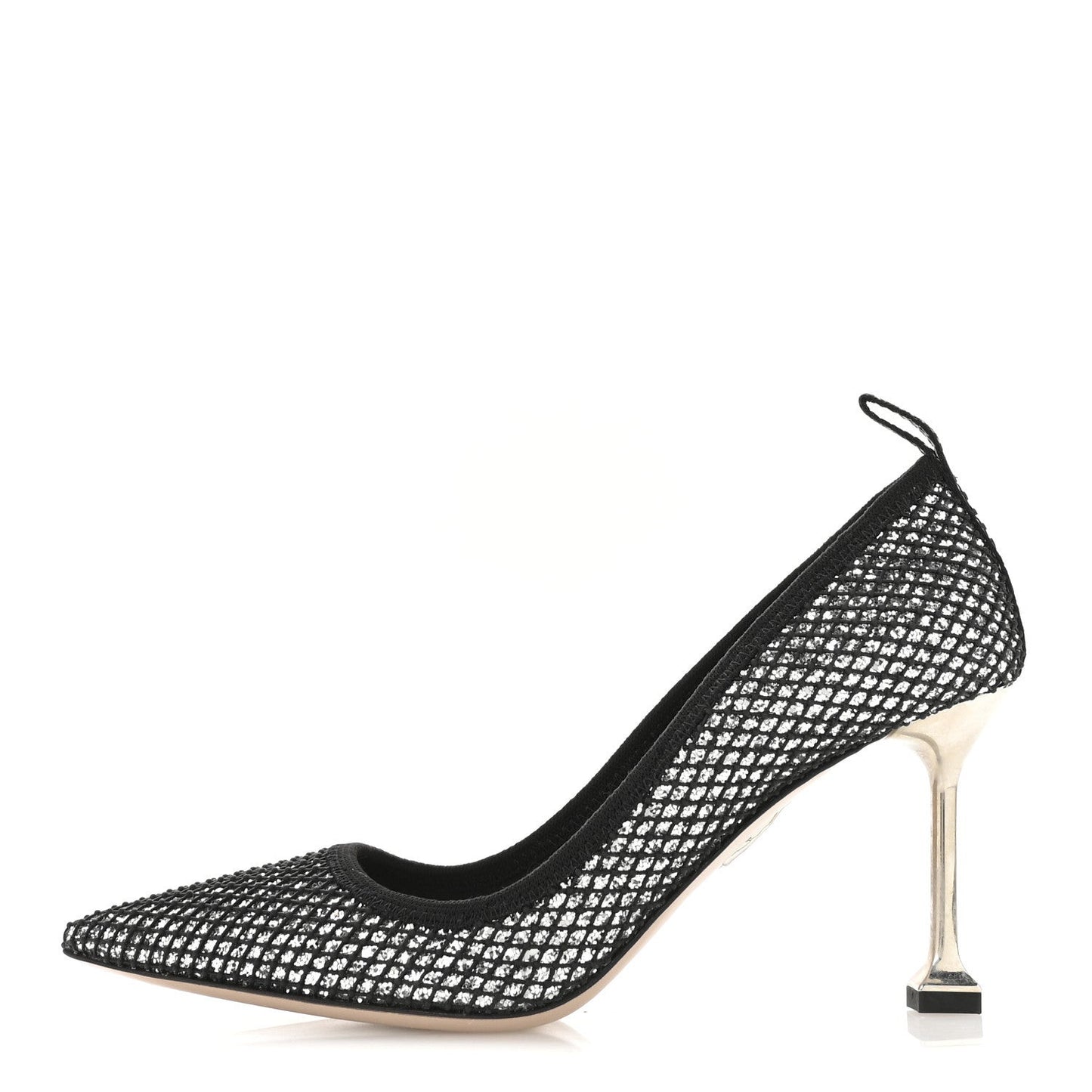 Glitter Rete 85 Pumps 35.5 Silver Black