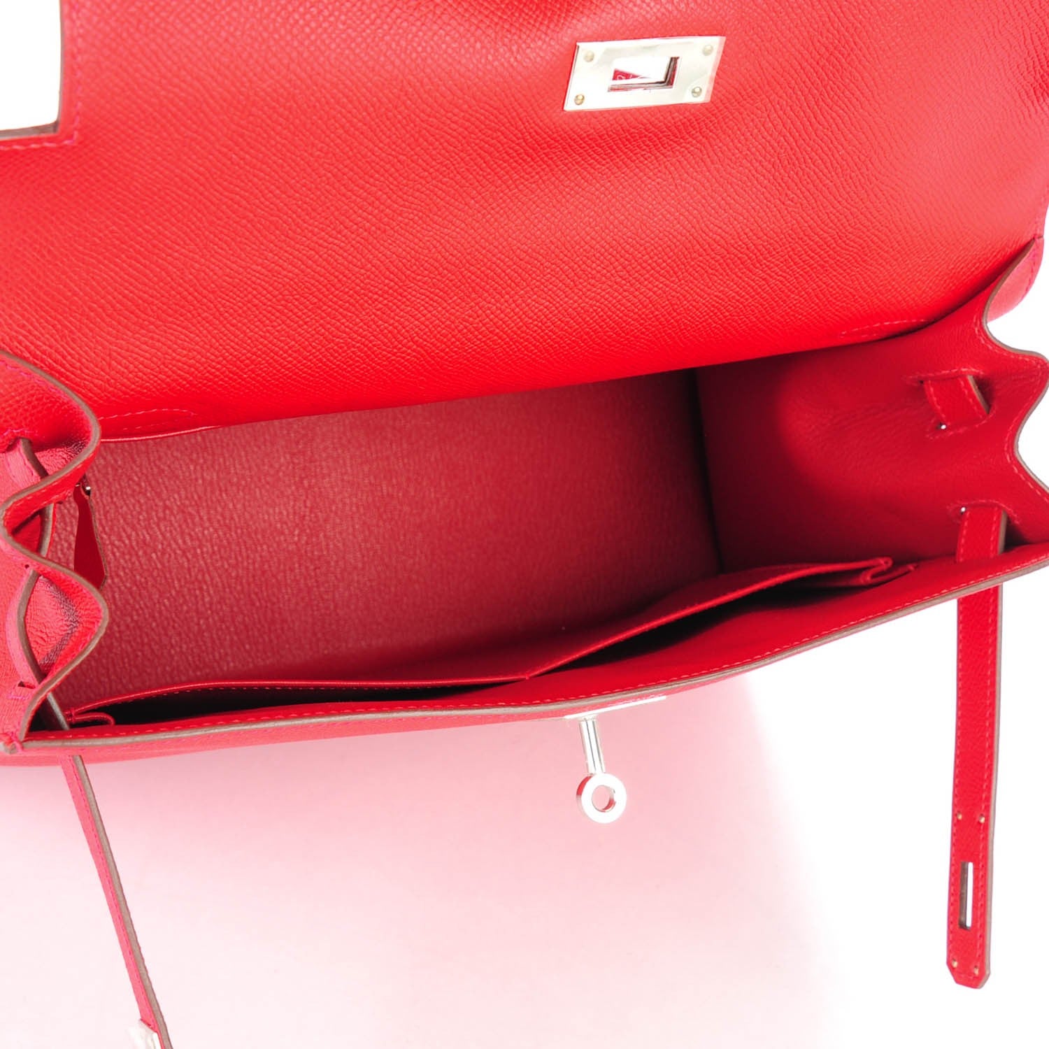 Hermes Epsom Kelly Sellier 32 Rouge Casaque 17 of 26