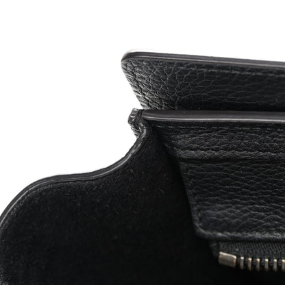 Celine Drummed Calfskin Nano Luggage Black 15 of 18