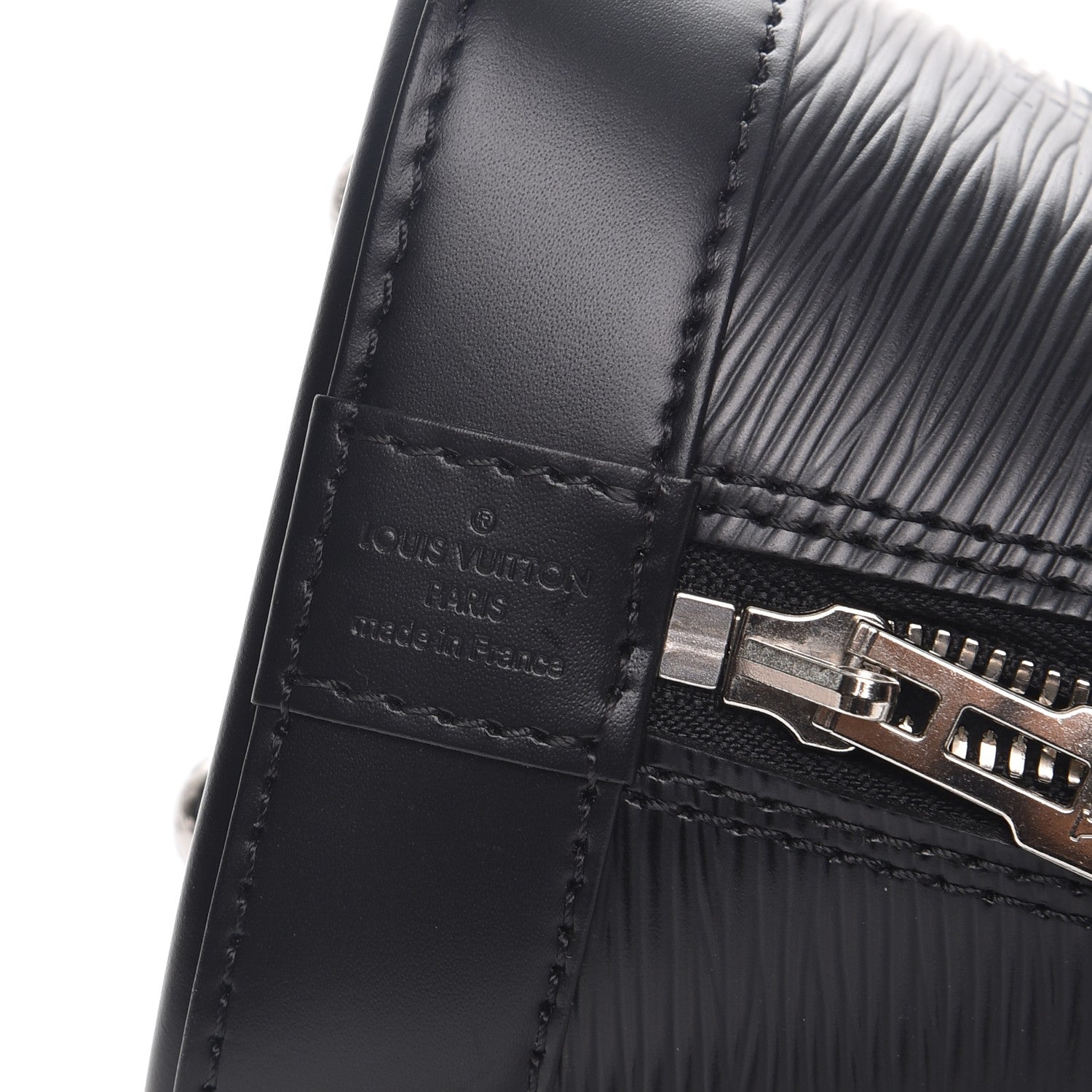 Louis Vuitton Epi Alma BB Black 7 of 9