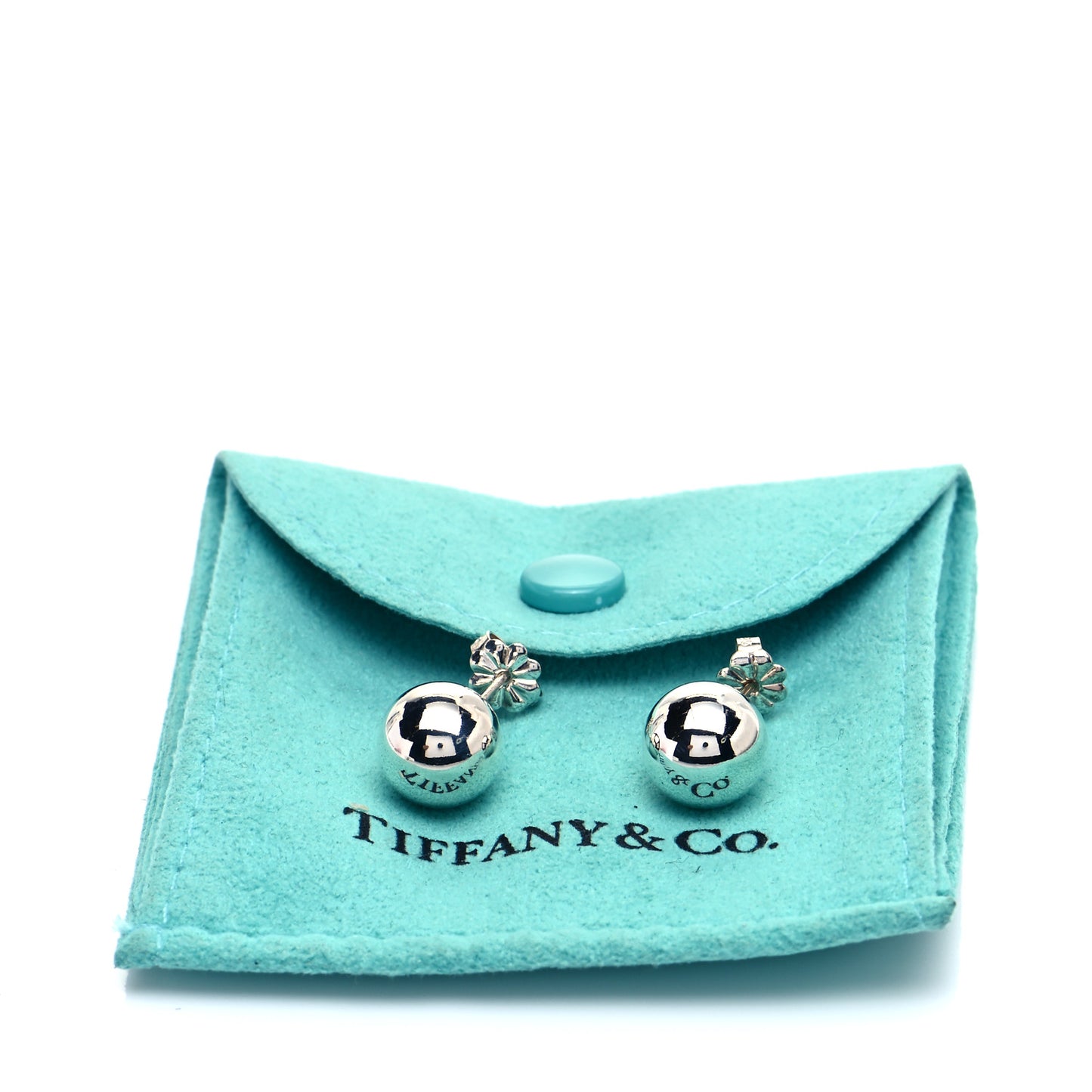 Sterling Silver 10mm HardWear Ball Earrings