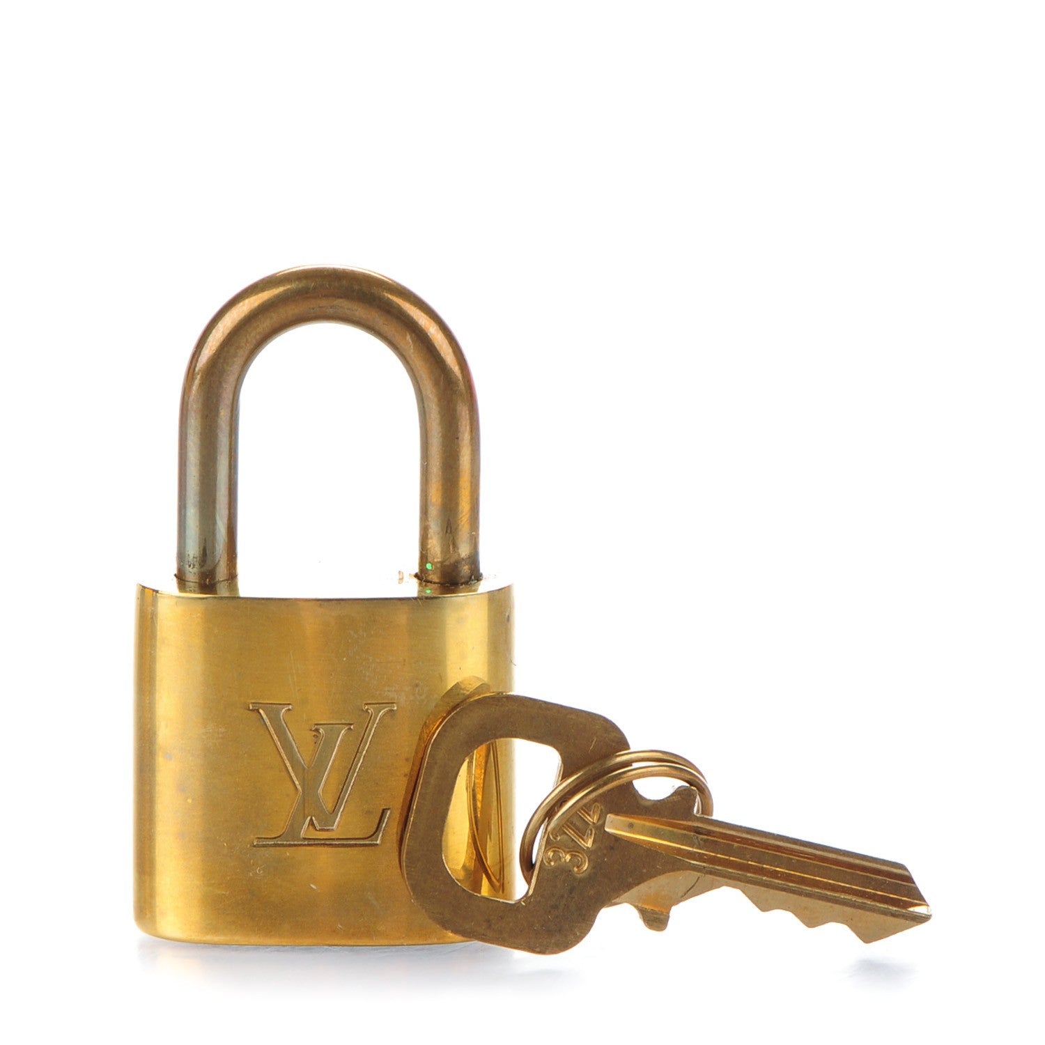 Louis Vuitton Brass Lock and Key Set #322 1 of 5