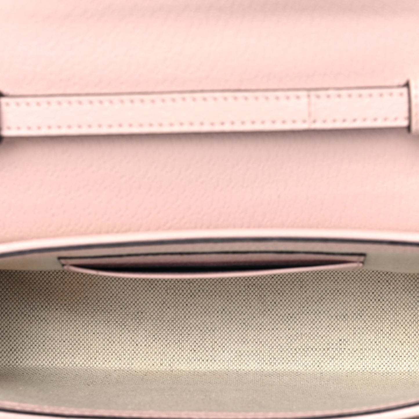 Monogram Jumbo GG Textured Dollar Calfskin Mini Padlock Top Handle Shoulder Bag Beige Perfect Pink
