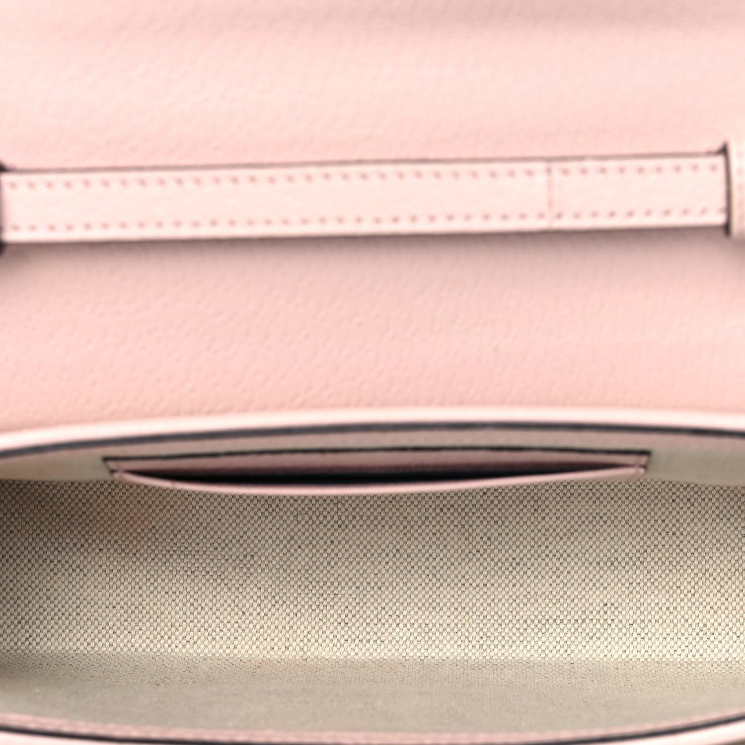 Gucci Monogram Jumbo GG Textured Dollar Calfskin Mini Padlock Top Handle Shoulder Bag Beige Perfect Pink 4 of 10
