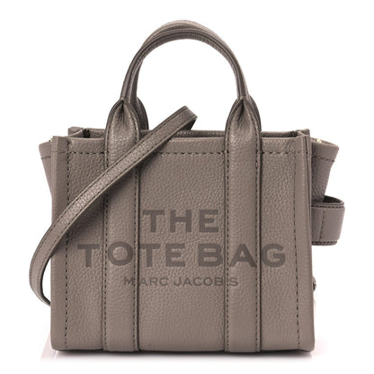 Marc Jacobs Grained Calfskin Small The Tote Bag Cement 1 of 8