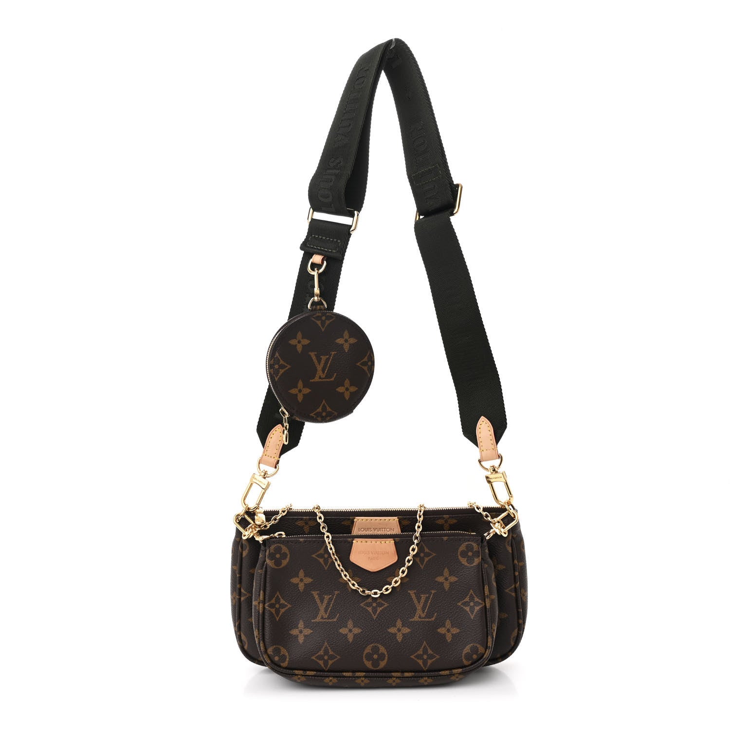 Louis Vuitton Monogram Multi Pochette Accessories Kaki 1 of 11