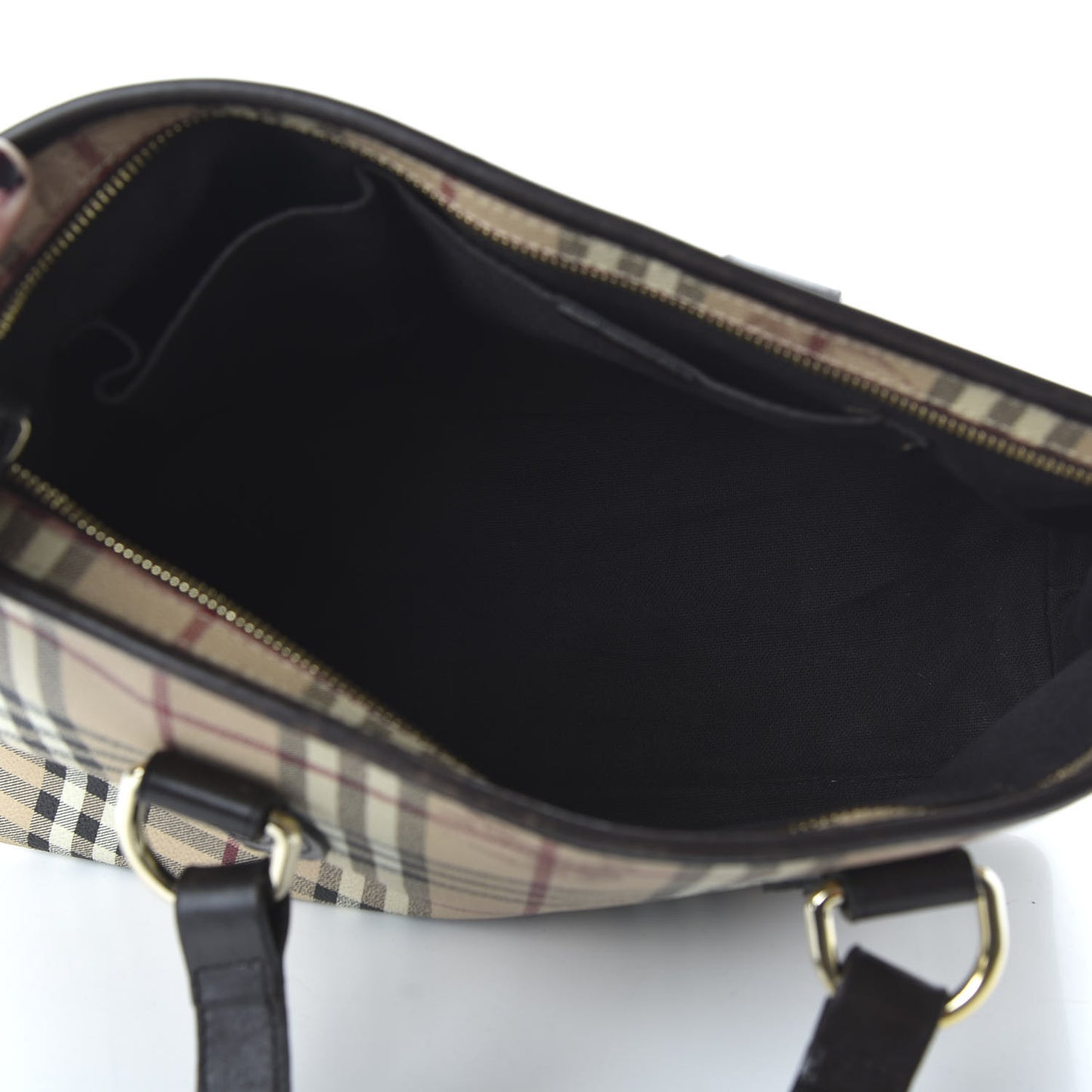 Haymarket Check Medium Regent Tote Chocolate