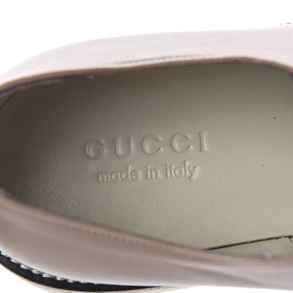 Gucci Calfskin Cirano Lux Mens Lace-up Oxfords 9 Chalk 7 of 8