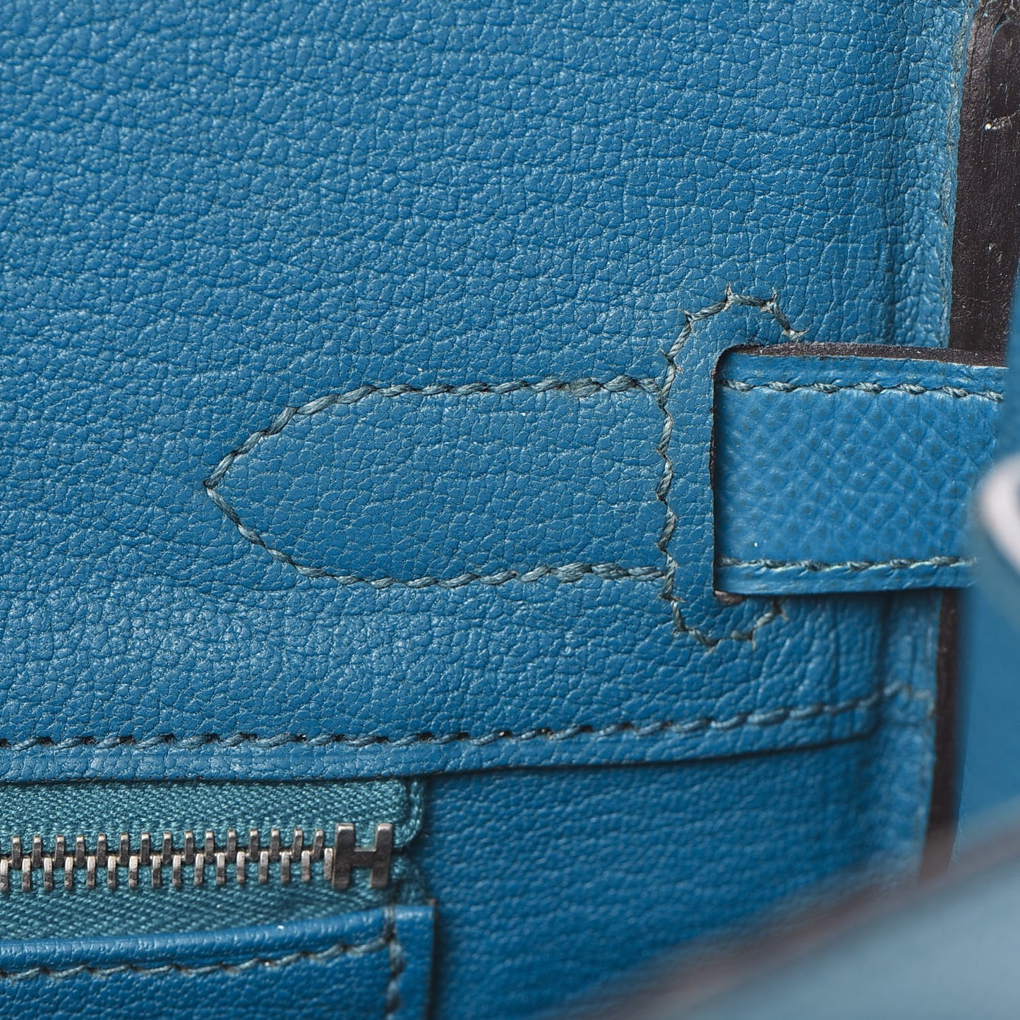 Epsom Birkin 30 Bleu Izmir