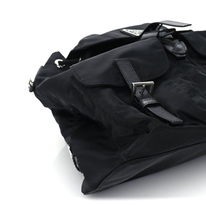 Prada Re-Nylon Vela Saffiano Medium Backpack Black 7 of 8