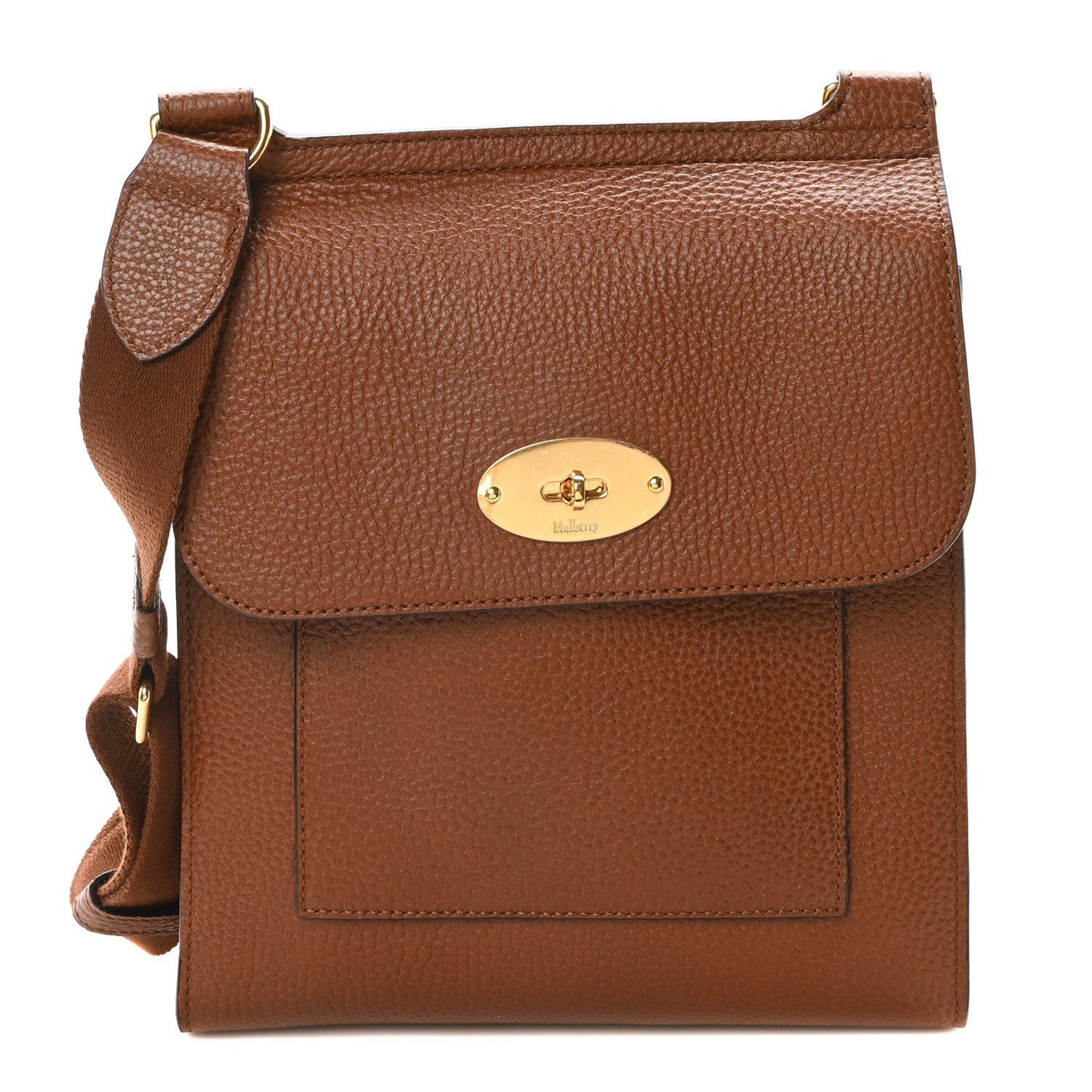 Grain Calfskin New Antony Messenger Crossbody Oak