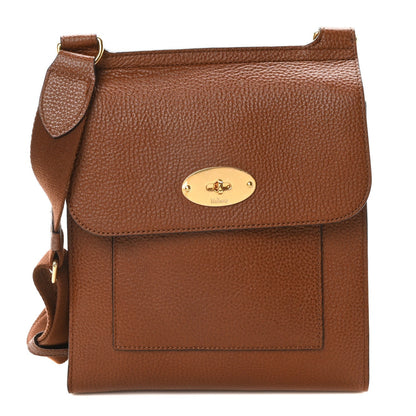 Mulberry Grain Calfskin New Antony Messenger Crossbody Oak 1 of 7