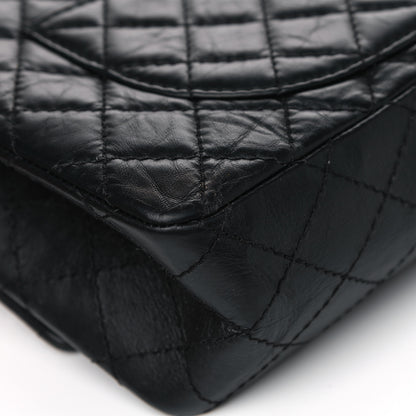Chanel Aged Calfskin Space Charms 2.55 Reissue 225 Flap Black 10 of 17