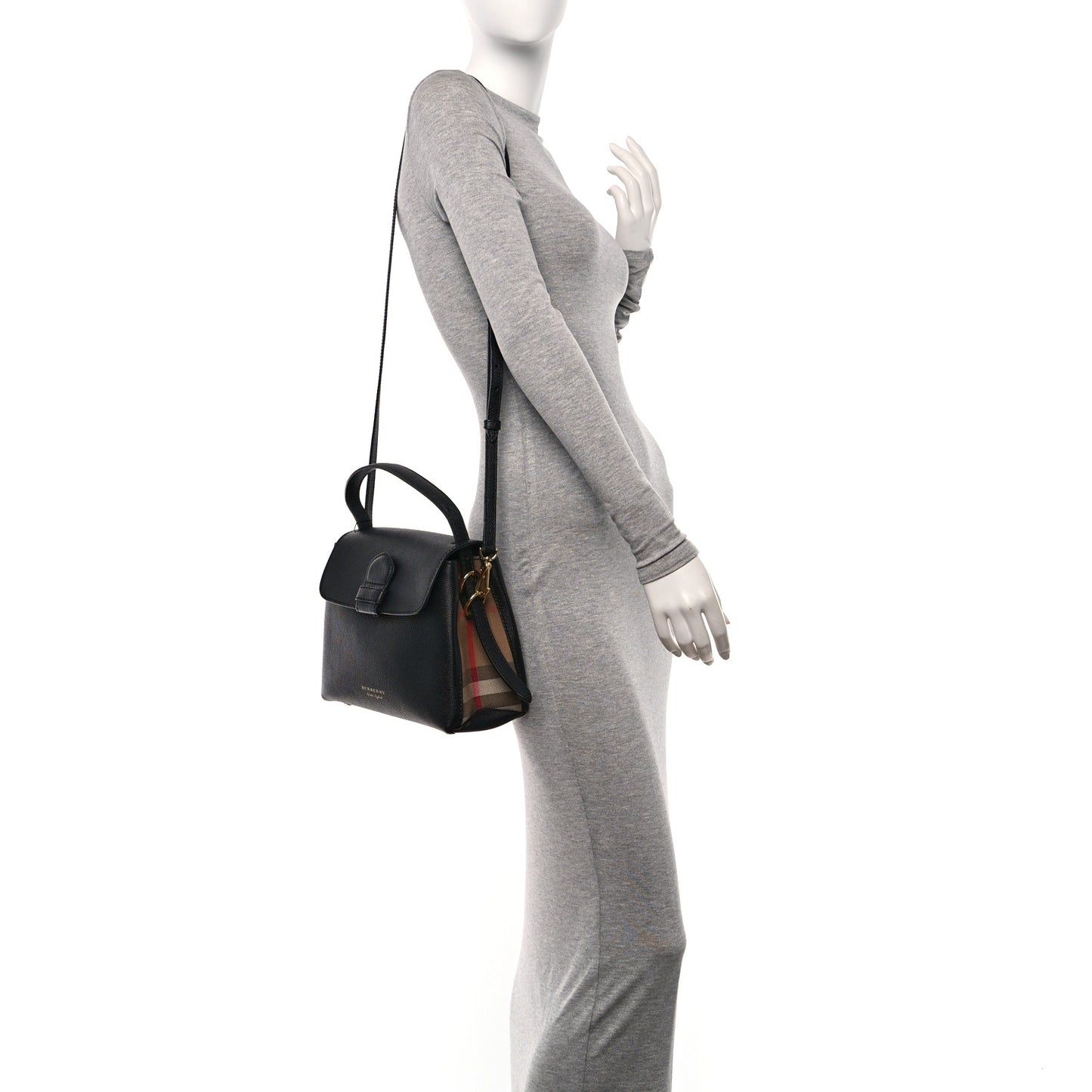 Derby Calfskin House Check Small Camberley Black