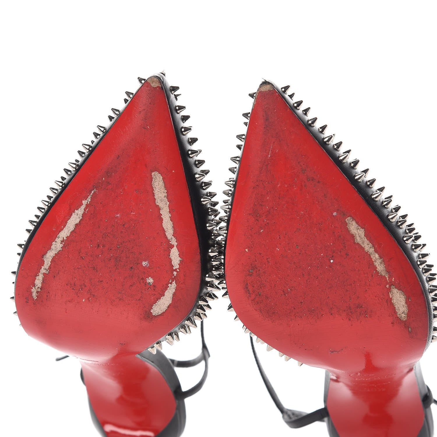 Christian Louboutin Kid Baila Spike 100 Pumps 38.5 Black 7 of 7