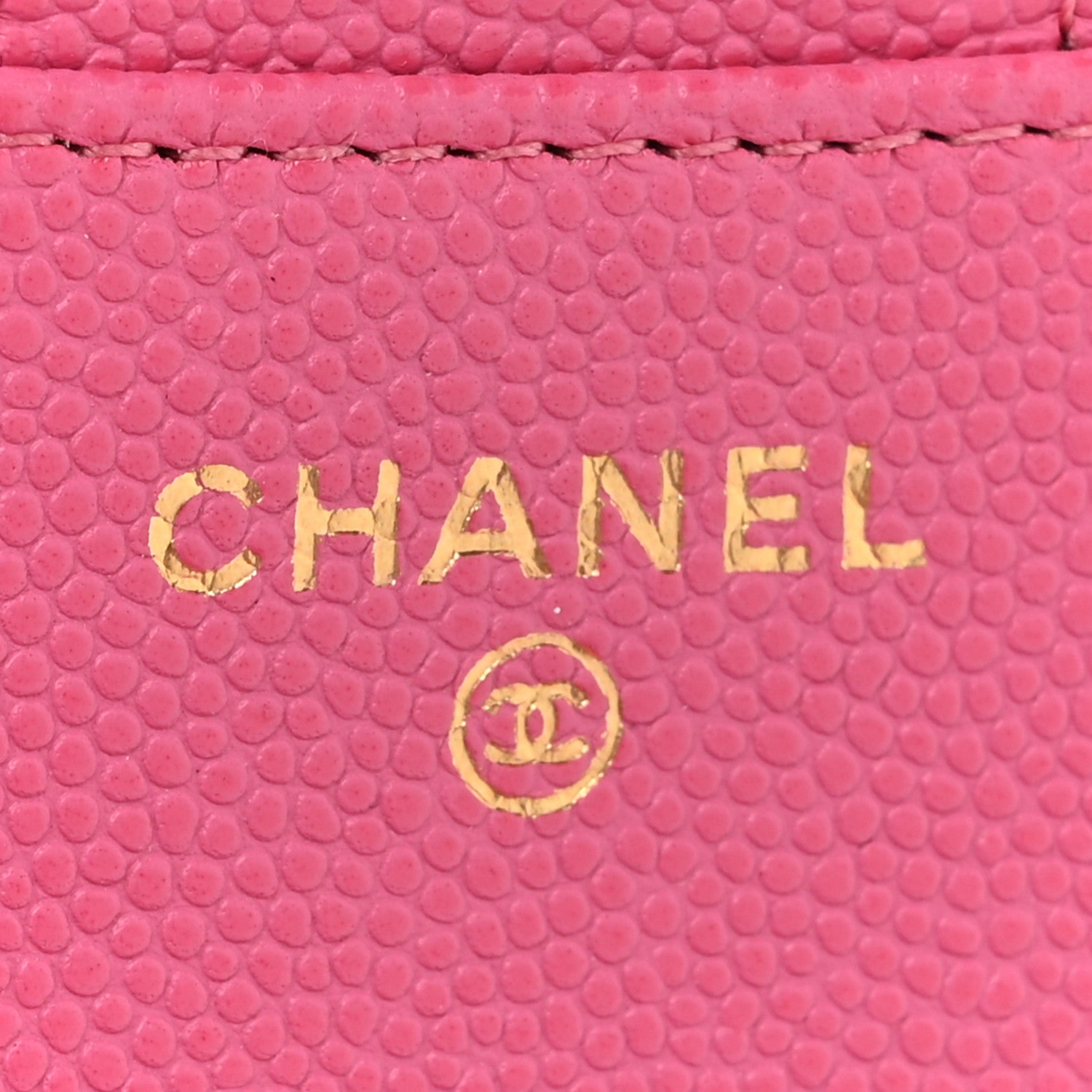 Chanel Caviar Quilted Compact Flap Wallet Pink 7 of 8