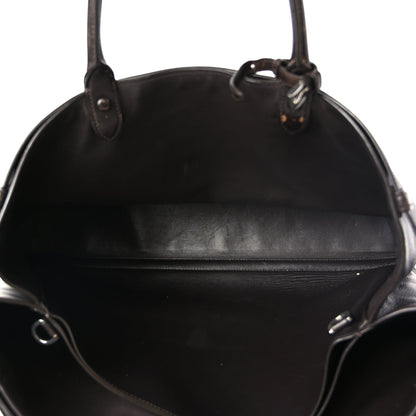 Prada Nappa Vintage Effect Large Buckle Bag With Belt Dark Brown 4 of 8