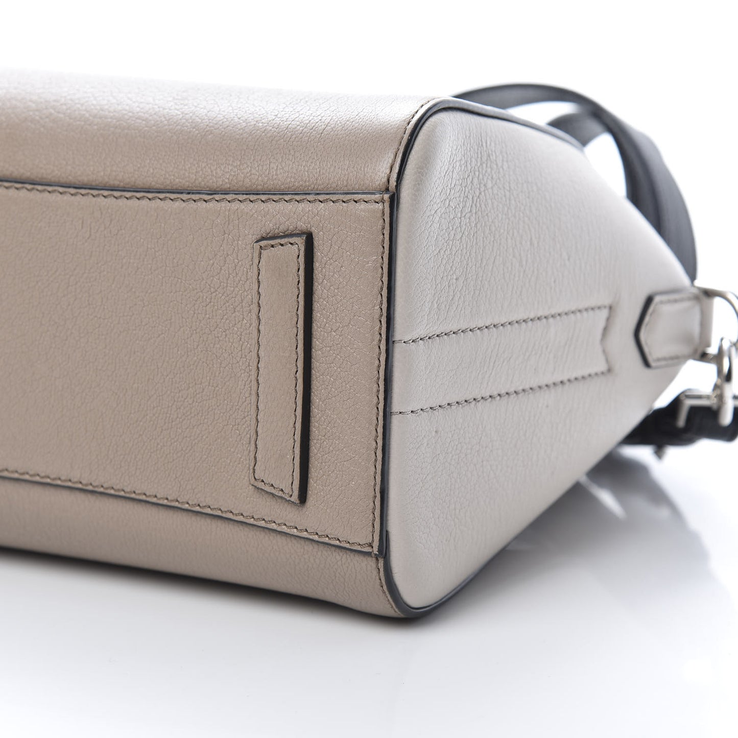 Sugar Goatskin Mini Tri-Color Antigona Linen