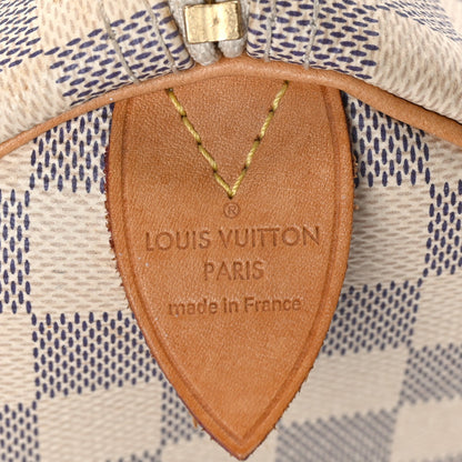 Louis Vuitton Damier Azur Speedy 30 4 of 7
