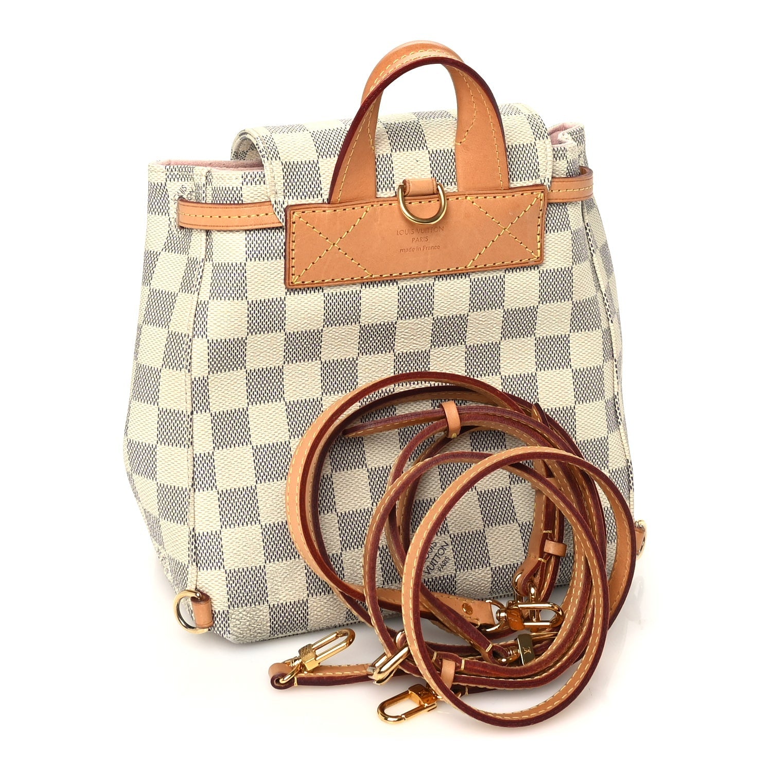 Louis Vuitton Damier Azur Sperone BB Backpack 2 of 8