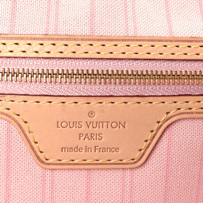 Louis Vuitton Damier Azur Neo Neverfull Rose Ballerine 5 of 8