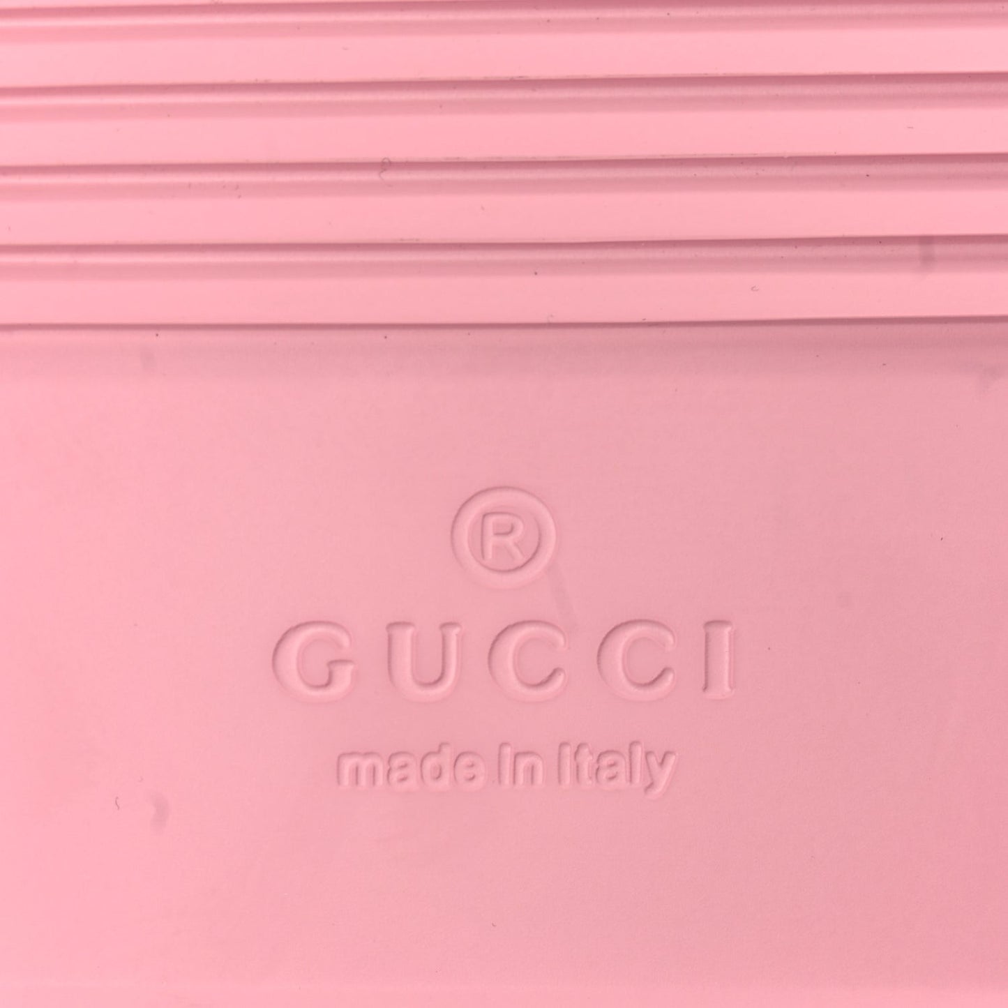 GUCCI Rubber Mini Double G Womens Isla Dad Sandals 40 Wild Rose