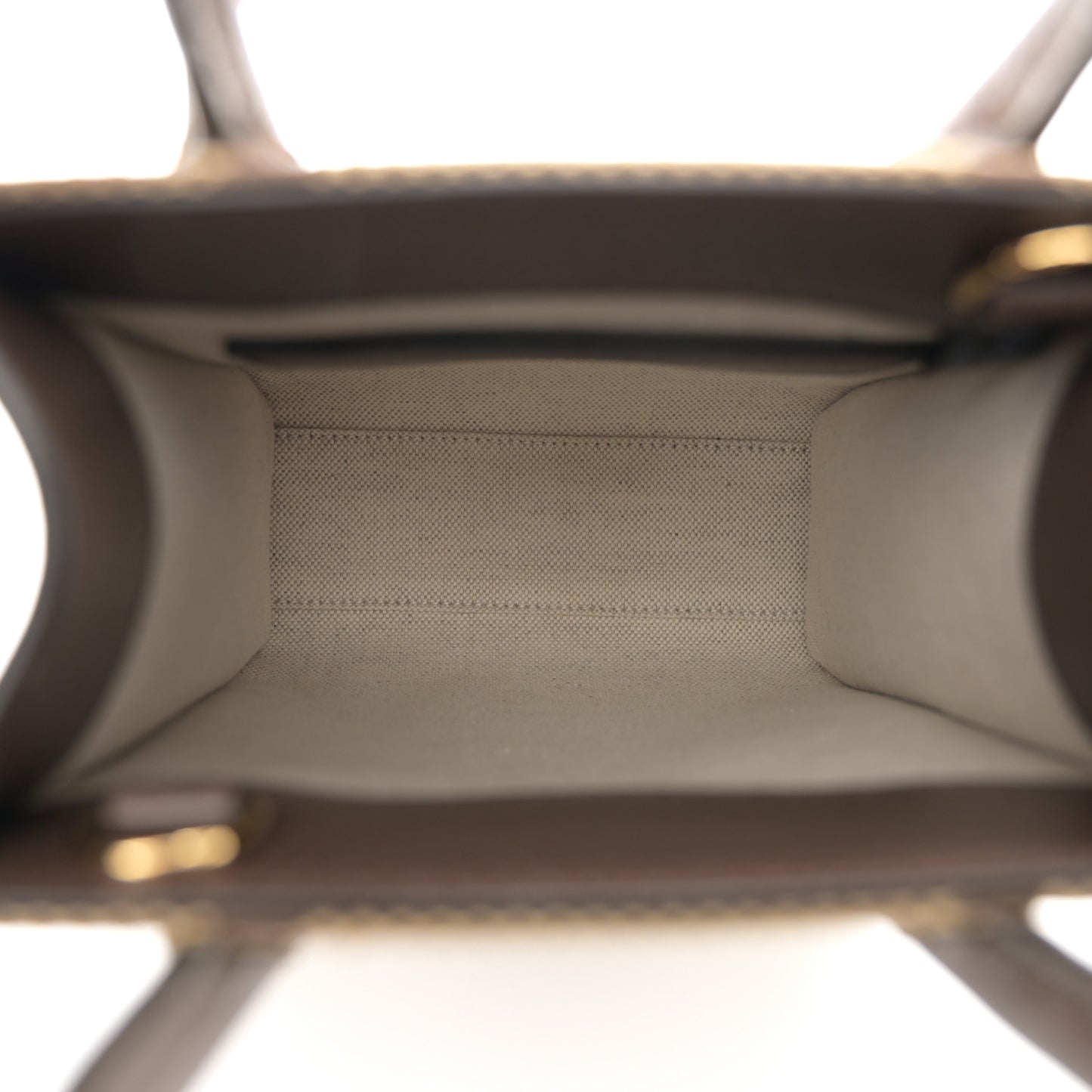 Monogram Jumbo GG Textured Dollar Calfskin Web Mini Vertical Tote Camel Ebony New Acero