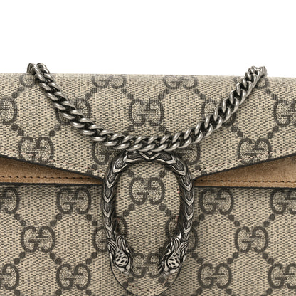 Gucci GG Supreme Monogram Super Mini Dionysus Shoulder Bag Taupe 7 of 10