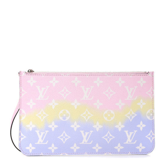 Louis Vuitton Monogram Escale Neverfull MM GM Pochette Pastel 1 of 1