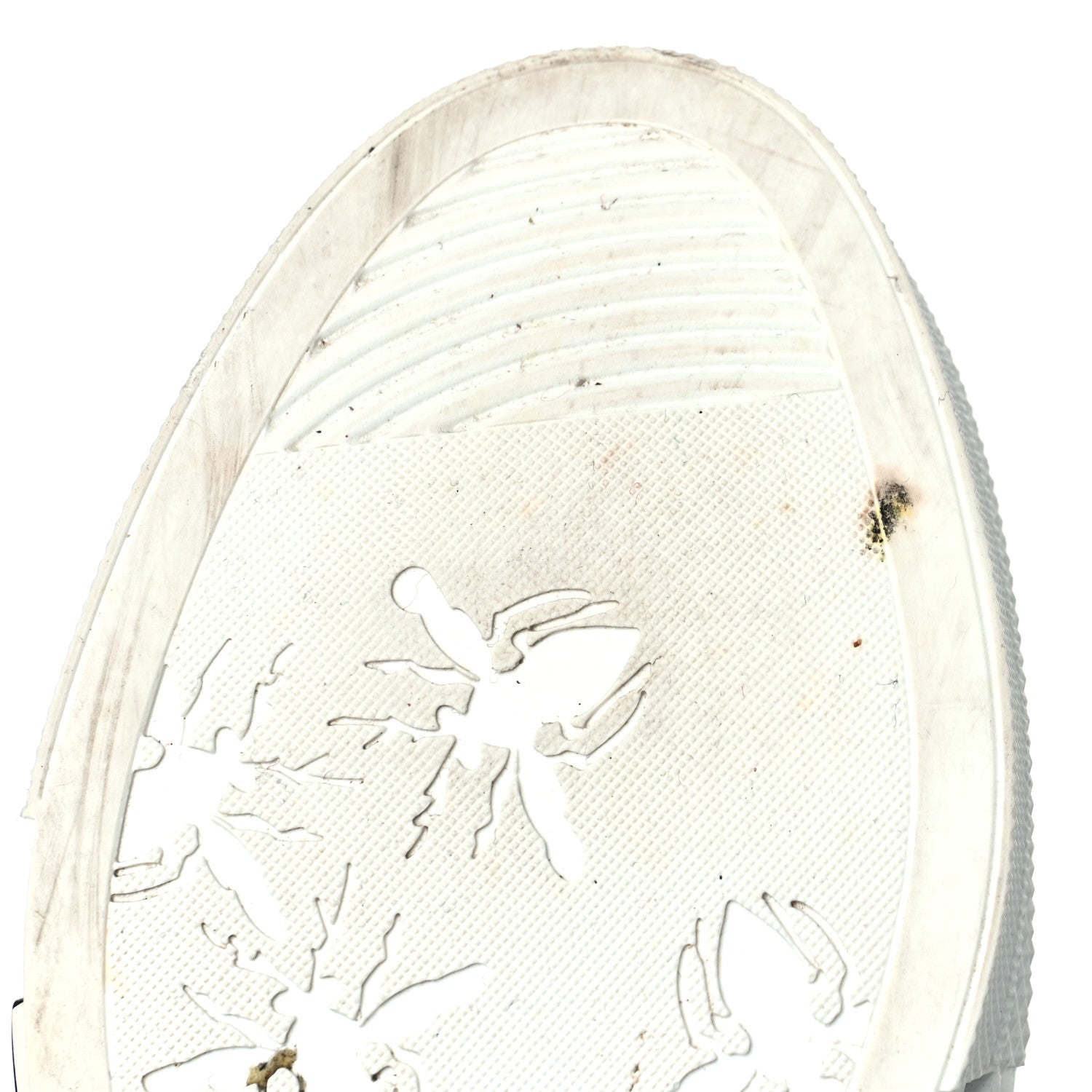 Christian Dior Technical Canvas Oblique B23 High Top Sneakers 35.5 White Black 9 of 10