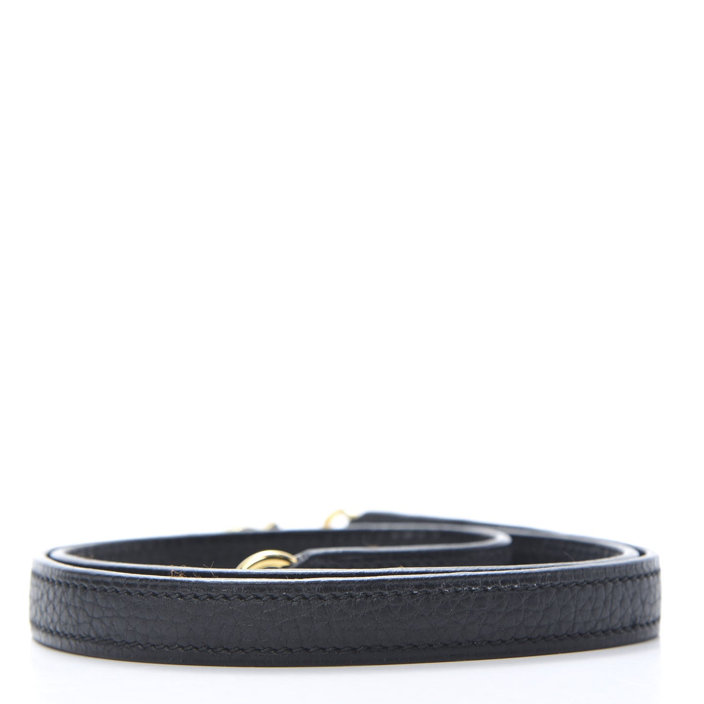 Taurillon Clemence Kelly Shoulder Strap Black