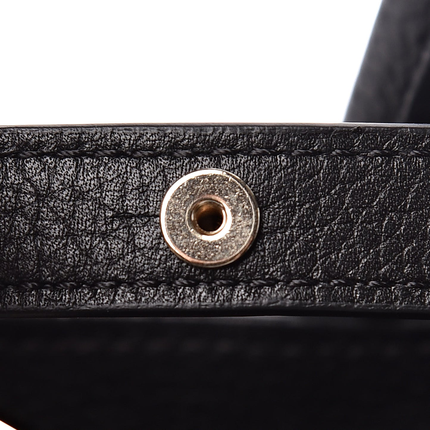 Grained Calfskin Mini Neo Executive Shopper Tote Black