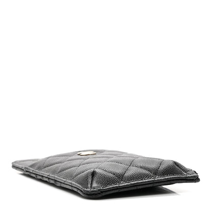 Chanel Caviar Quilted Classic iPhone Pouch Black 4 of 7