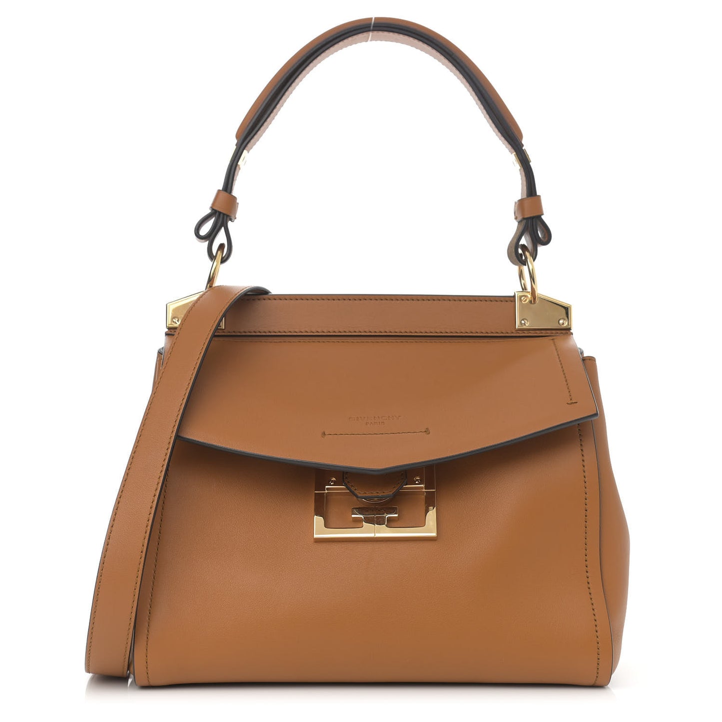 Calfskin Small Mystic Shoulder Bag Desert