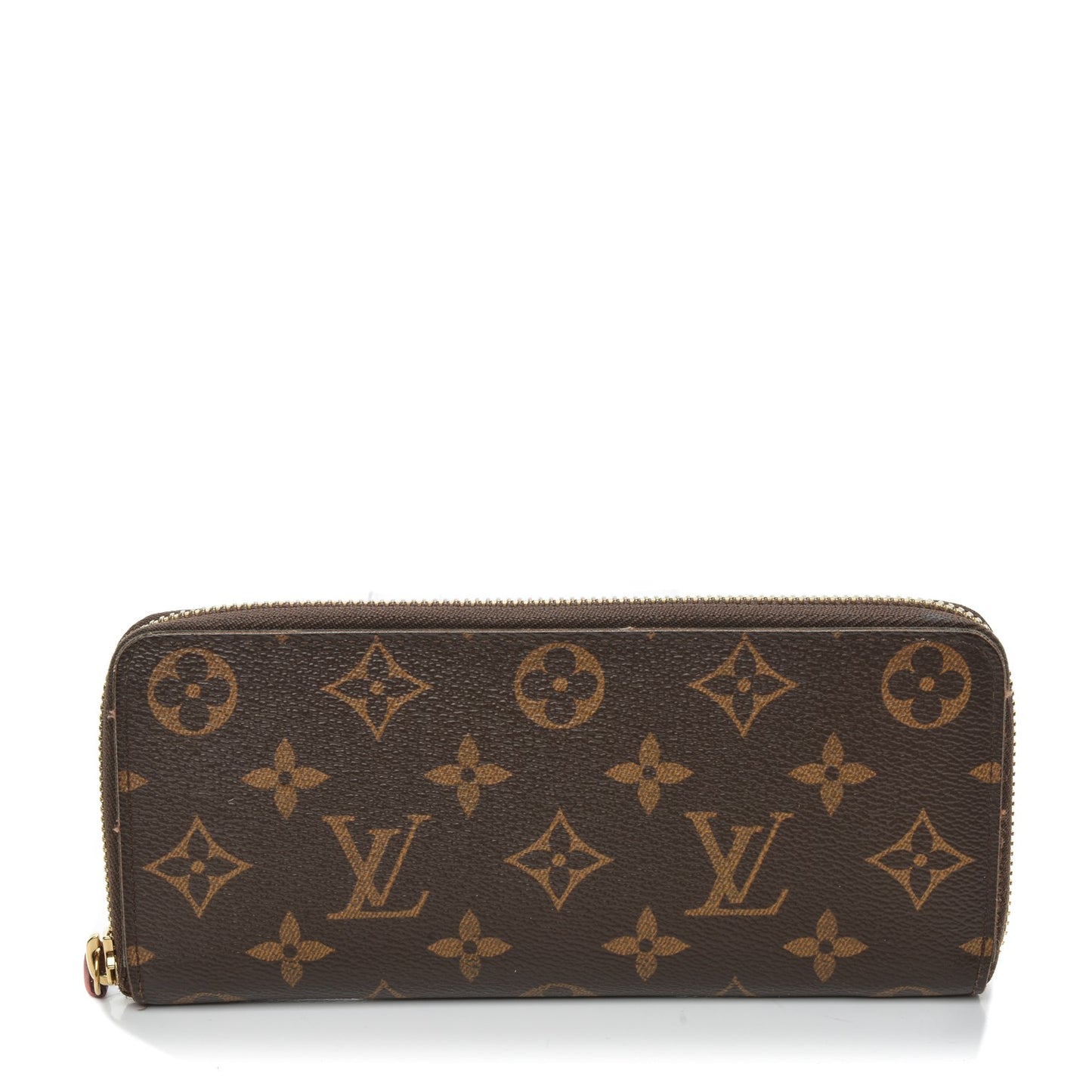 Monogram Clemence Wallet Fuchsia