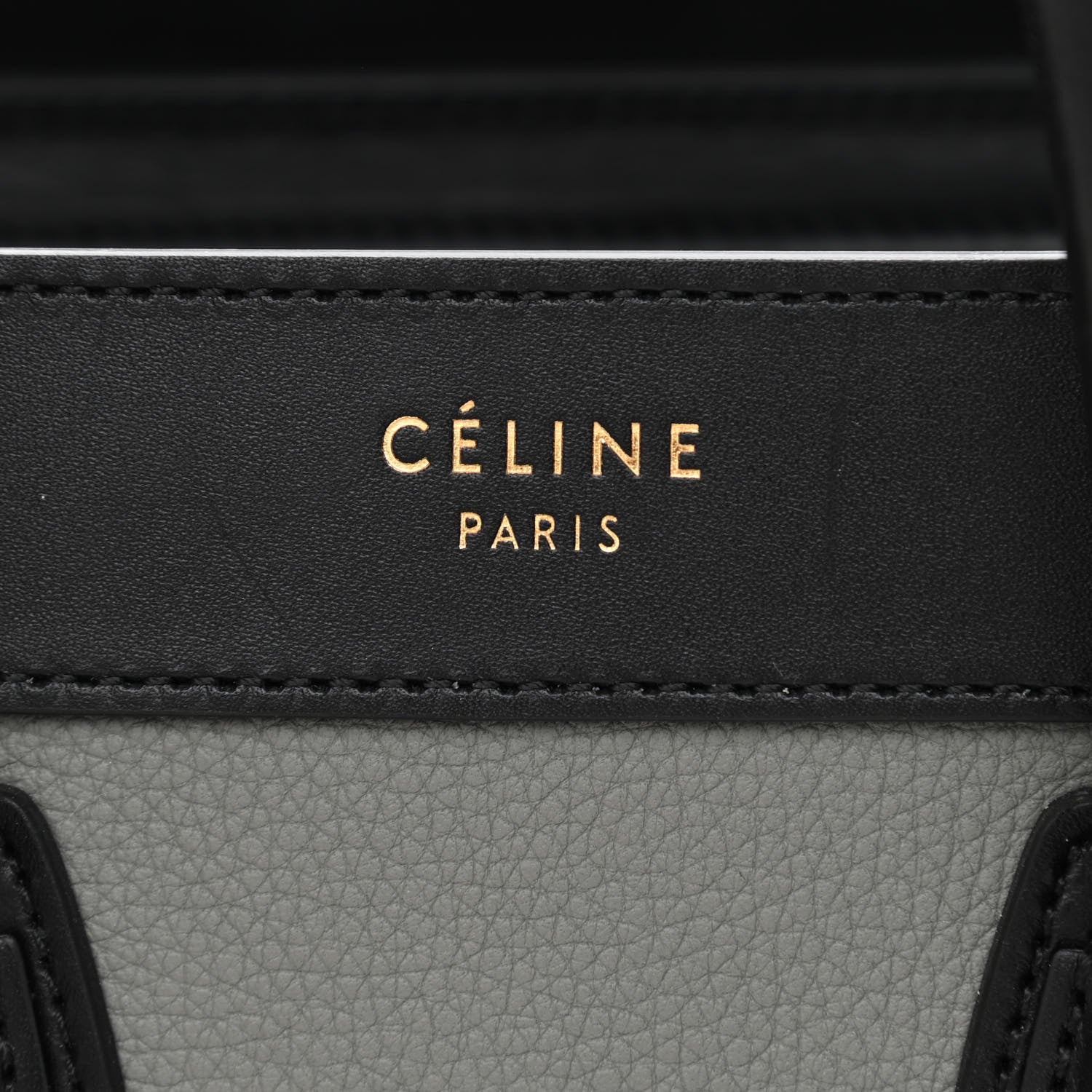 Celine Calfskin Nano Tri-Color Luggage Zinc Almond 6 of 11