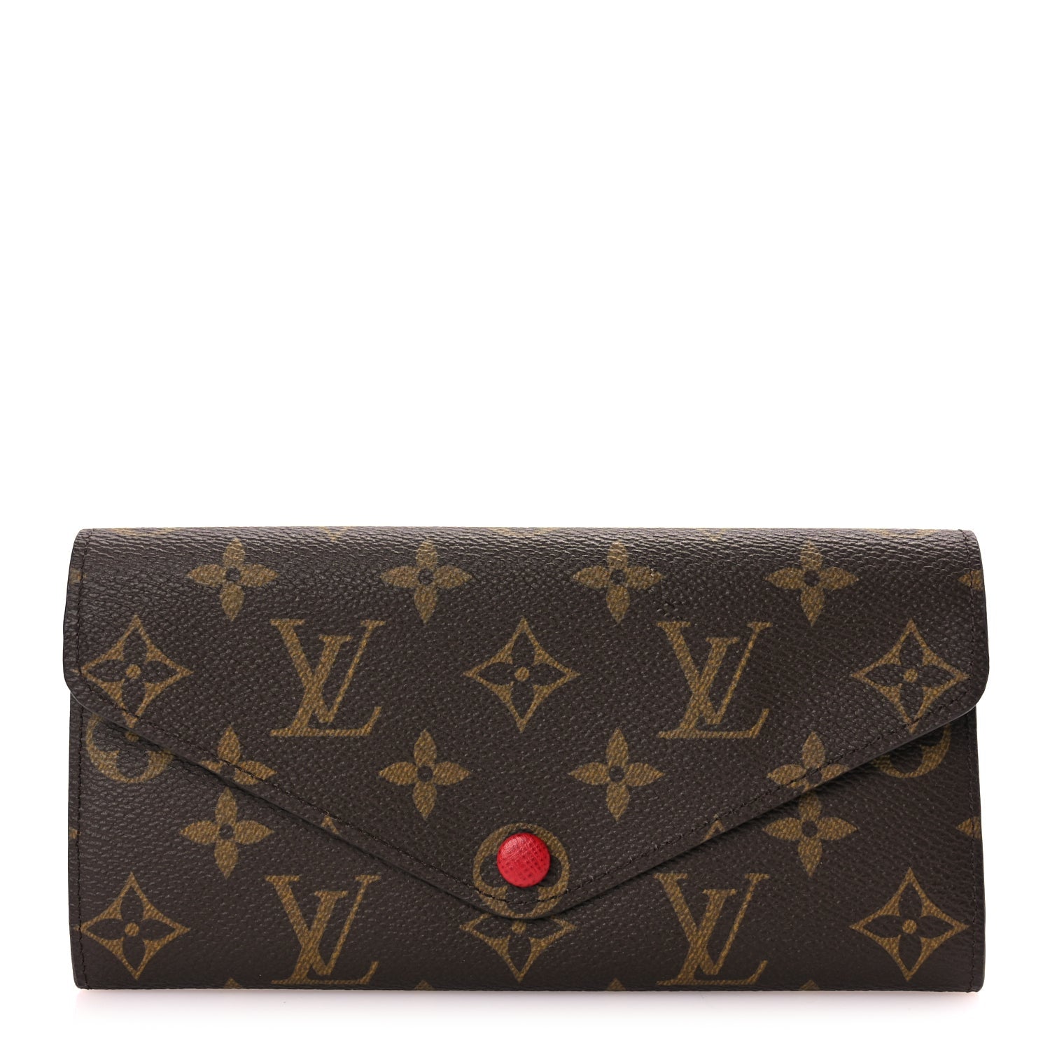 Louis Vuitton Monogram Josephine Wallet Red 1 of 7