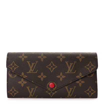 Louis Vuitton Monogram Josephine Wallet Red 1 of 7