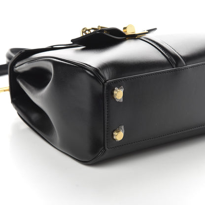 Celine Satinated Calfskin Small 16 Top Handle Bag Black 6 of 11